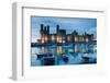 Caernarfon Castle , North Wales-stocker1970-Framed Photographic Print