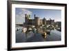 Caernarfon Castle,Unesco World Heritage Site, on the River Seiont-Stuart Black-Framed Photographic Print