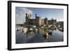 Caernarfon Castle,Unesco World Heritage Site, on the River Seiont-Stuart Black-Framed Photographic Print