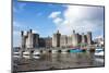 Caernarfon Castle, UNESCO World Heritage Site, Wales, United Kingdom, Europe-Peter Groenendijk-Mounted Photographic Print