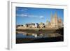 Caernarfon Castleand City Wall, Caernarfon, Wales-Peter Groenendijk-Framed Photographic Print