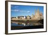 Caernarfon Castleand City Wall, Caernarfon, Wales-Peter Groenendijk-Framed Photographic Print