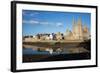 Caernarfon Castleand City Wall, Caernarfon, Wales-Peter Groenendijk-Framed Photographic Print