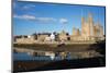 Caernarfon Castleand City Wall, Caernarfon, Wales-Peter Groenendijk-Mounted Photographic Print