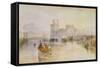 Caernarvon Castle, c.1833-Joseph Mallord William Turner-Framed Stretched Canvas