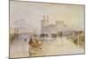 Caernarvon Castle, c.1833-Joseph Mallord William Turner-Mounted Giclee Print