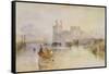 Caernarvon Castle, c.1833-Joseph Mallord William Turner-Framed Stretched Canvas