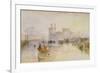 Caernarvon Castle, c.1833-Joseph Mallord William Turner-Framed Giclee Print