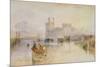 Caernarvon Castle, c.1833-Joseph Mallord William Turner-Mounted Giclee Print