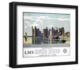 Caernarvon Castle LMS-null-Framed Art Print