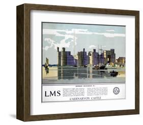 Caernarvon Castle LMS-null-Framed Art Print