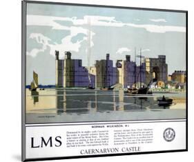 Caernarvon Castle LMS-null-Mounted Art Print