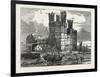 Caernarvon Castle, North Wales, UK-null-Framed Giclee Print