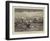 Caernarvon Castle, on the Seiont River, Low Water-null-Framed Giclee Print