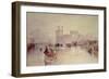 Caernarvon Castle-J M W Turner-Framed Giclee Print