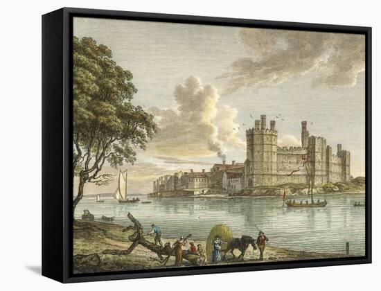 Caernarvon Castle-Paul Sandby-Framed Stretched Canvas