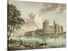 Caernarvon Castle-Paul Sandby-Stretched Canvas