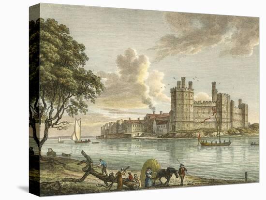 Caernarvon Castle-Paul Sandby-Stretched Canvas