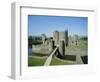 Caerphilly Castle, Glamorgan, Wales, UK, Europe-Adina Tovy-Framed Photographic Print