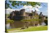 Caerphilly Castle, Gwent, Wales, United Kingdom, Europe-Billy Stock-Stretched Canvas
