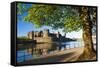 Caerphilly Castle, Gwent, Wales, United Kingdom, Europe-Billy Stock-Framed Stretched Canvas