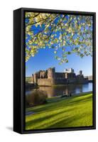 Caerphilly Castle, Gwent, Wales, United Kingdom, Europe-Billy Stock-Framed Stretched Canvas