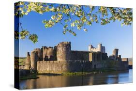 Caerphilly Castle, Gwent, Wales, United Kingdom, Europe-Billy Stock-Stretched Canvas