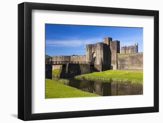 Caerphilly Castle, Gwent, Wales, United Kingdom, Europe-Billy Stock-Framed Photographic Print