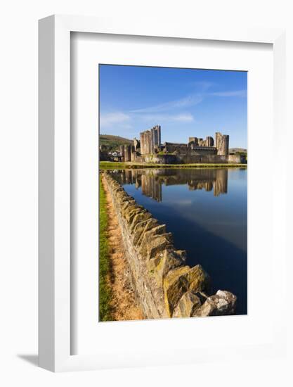 Caerphilly Castle, Gwent, Wales, United Kingdom, Europe-Billy Stock-Framed Photographic Print