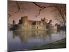 Caerphilly Castle in southern Wales, United Kingdom-Alan Klehr-Mounted Photographic Print