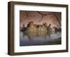 Caerphilly Castle in southern Wales, United Kingdom-Alan Klehr-Framed Photographic Print