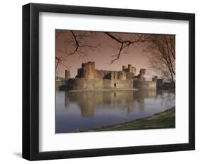 Caerphilly Castle in southern Wales, United Kingdom-Alan Klehr-Framed Photographic Print