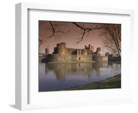 Caerphilly Castle in southern Wales, United Kingdom-Alan Klehr-Framed Photographic Print