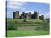 Caerphilly Castle, Mid-Glamorgan, Wales, United Kingdom-Roy Rainford-Stretched Canvas