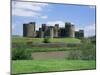 Caerphilly Castle, Mid-Glamorgan, Wales, United Kingdom-Roy Rainford-Mounted Photographic Print