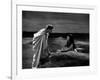 CAESAR AND CLEOPATRA, 1945 directed by GABRIEL PASCAL Claude Rains and Vivien Leigh (b/w photo)-null-Framed Photo