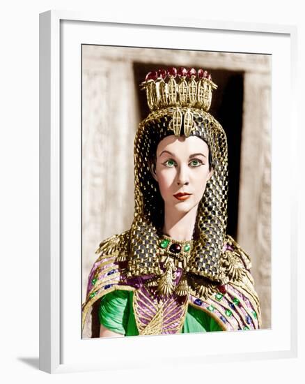 Caesar and Cleopatra, Vivien Leigh, 1945-null-Framed Photo