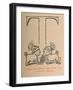 'Caesar and Pompey very much alike especially Pompey', 1852-John Leech-Framed Giclee Print