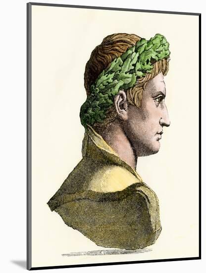 Caesar Augustus, First Roman Emperor-null-Mounted Giclee Print