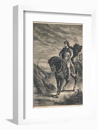 Caesar Crosses Rubicon-Sanesi-Framed Photographic Print