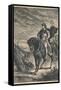 Caesar Crosses Rubicon-Sanesi-Framed Stretched Canvas