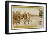 Caesar Crosses Rubicon-null-Framed Art Print