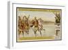 Caesar Crosses Rubicon-null-Framed Art Print