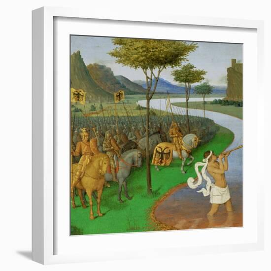 Caesar Crossing the Rubicon-Jean Fouquet-Framed Giclee Print