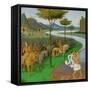 Caesar Crossing the Rubicon-Jean Fouquet-Framed Stretched Canvas