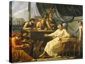 Caesar Dictating His Commentaries-Pelagio Palagi-Stretched Canvas