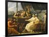 Caesar Dictating His Commentaries-Pelagio Palagi-Framed Giclee Print