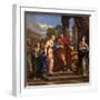 Caesar Giving Cleopatra the Throne of Egypt, C.1637-Pietro da Cortona-Framed Giclee Print