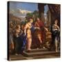 Caesar Giving Cleopatra the Throne of Egypt, C.1637-Pietro da Cortona-Stretched Canvas