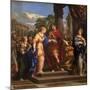 Caesar Giving Cleopatra the Throne of Egypt, C.1637-Pietro da Cortona-Mounted Giclee Print